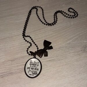 Plunder Brown Inspirational Pendant Necklace